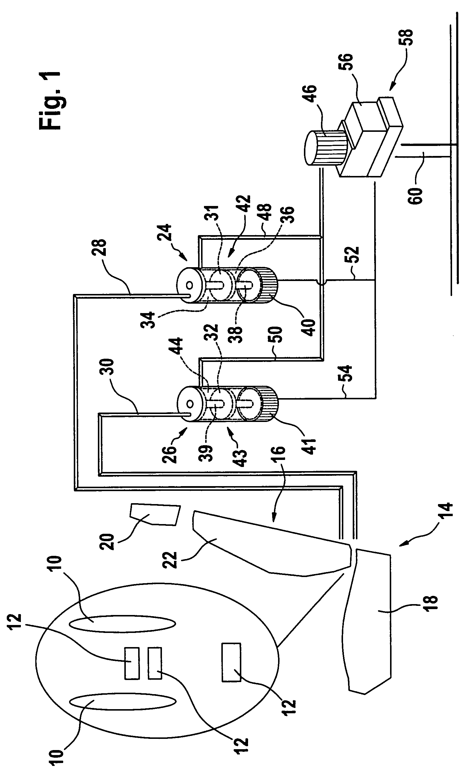 Device and method to control and/or regulate a pressure level