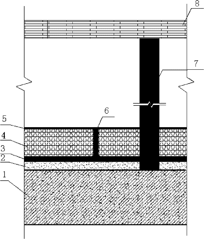 Three-dimensional floor building insulating system and construction method thereof