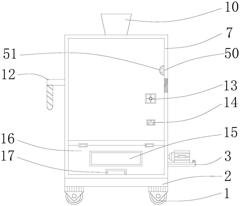 Material crushing lighting device