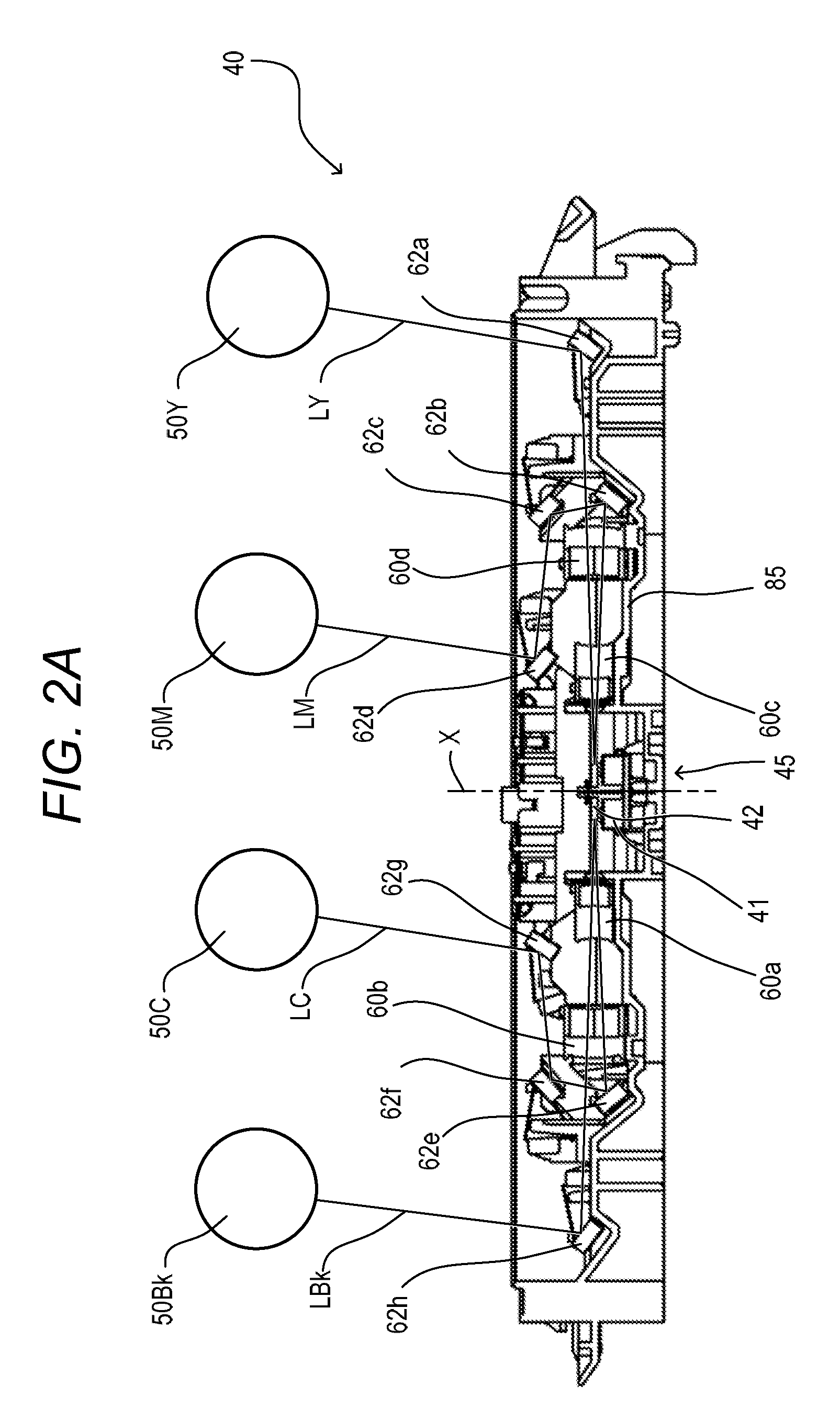 Image forming apparatus with improved timing for emitting beam detect light beam