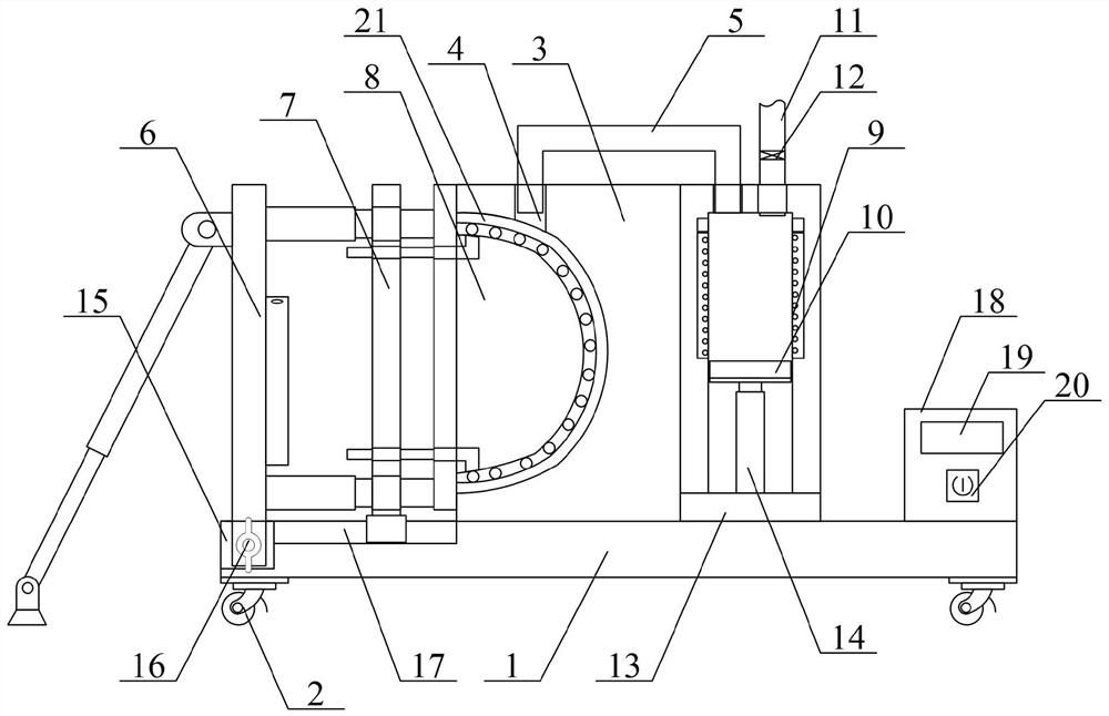 Plastic injection molding equipment for edible oil processing