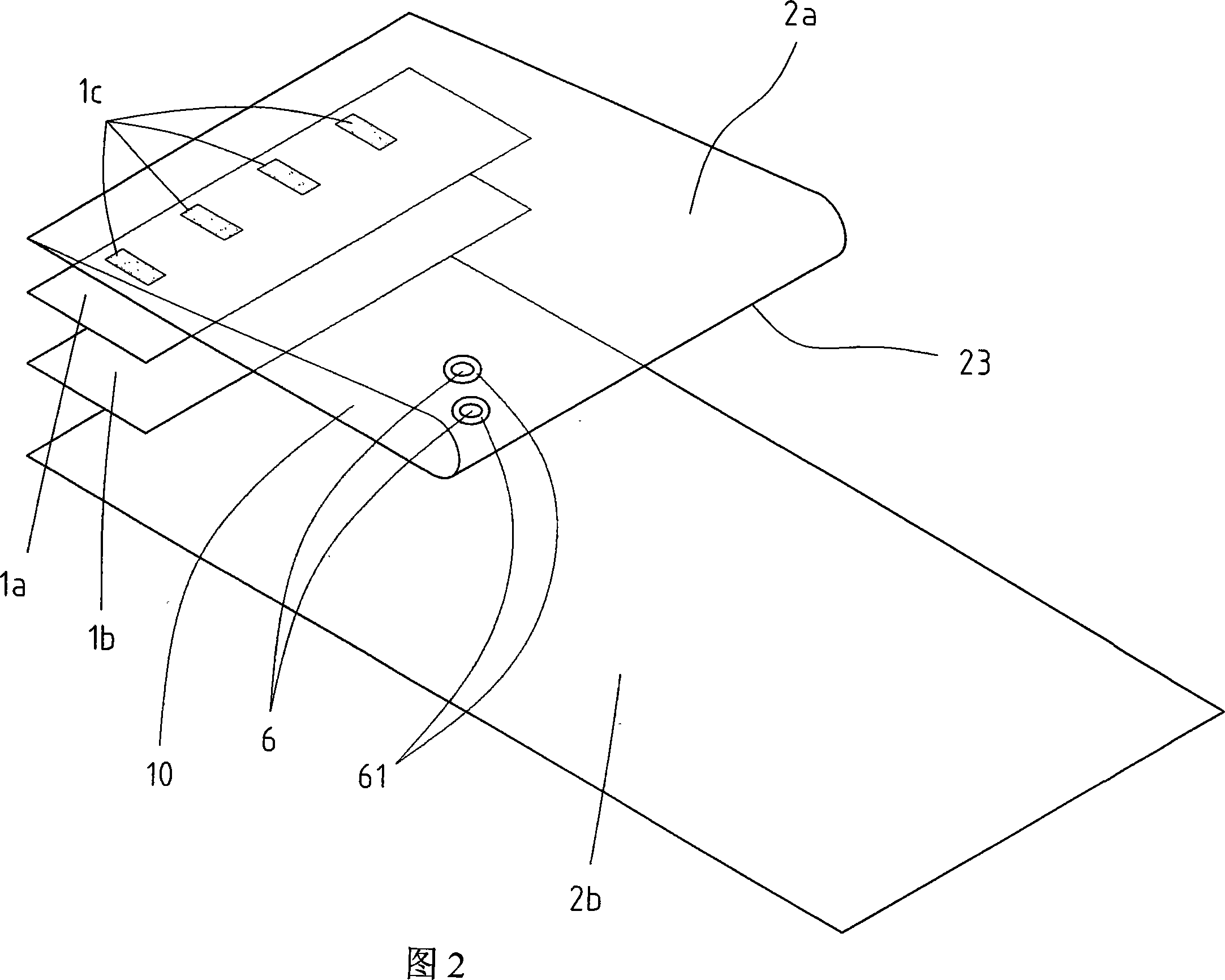 Gas packing bag for compactly holding articles and manufacturing method thereof