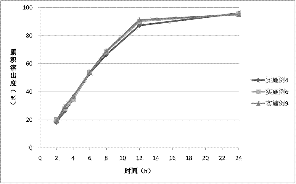 Trospium chloride slow-release composition and preparation method thereof
