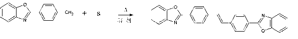 Preparation method of 2,2'-(4,4'-distylyl) dibenzoxazole by adopting new sulphur method