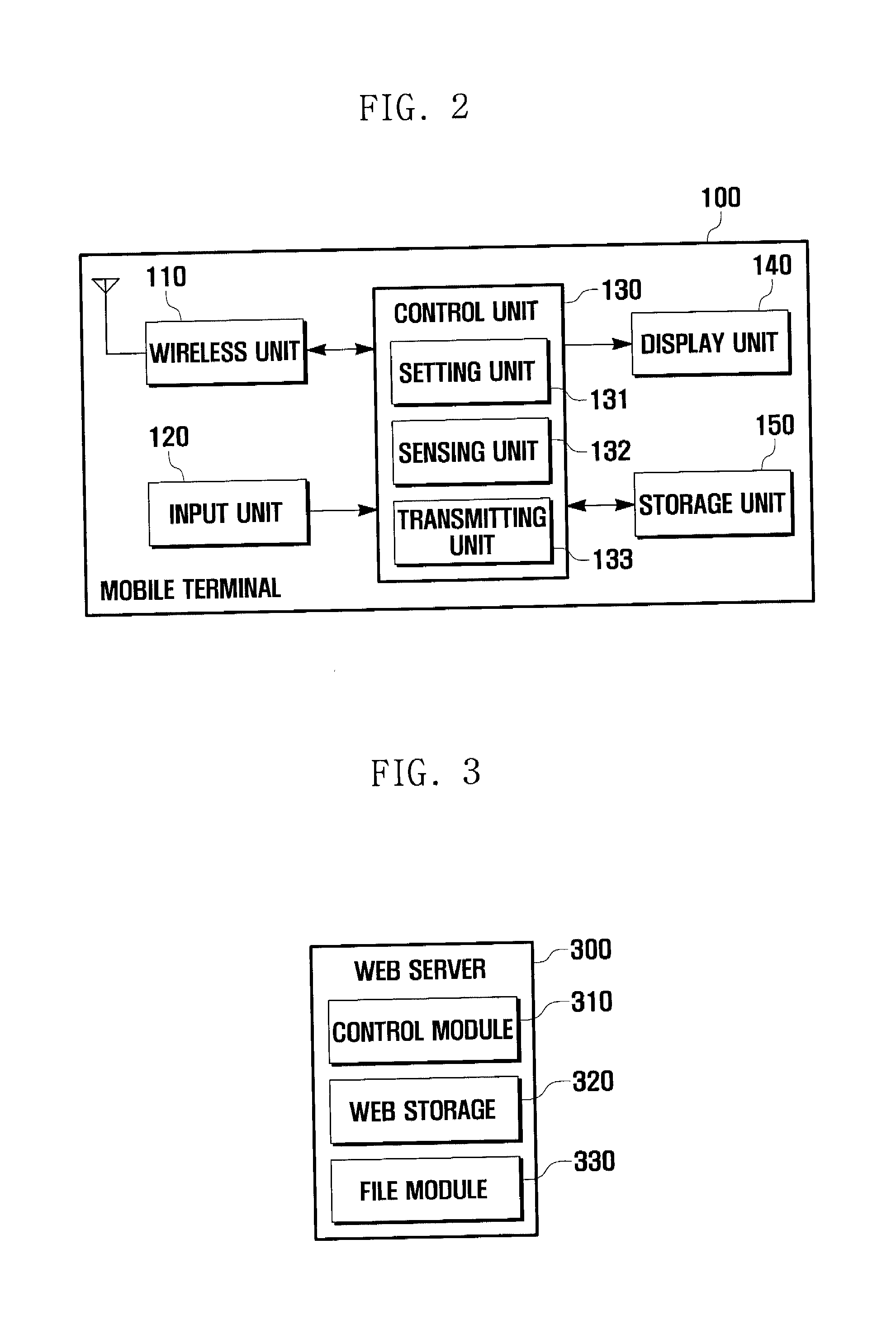System, mobile terminal and method for storing data into web storage using wireless LAN