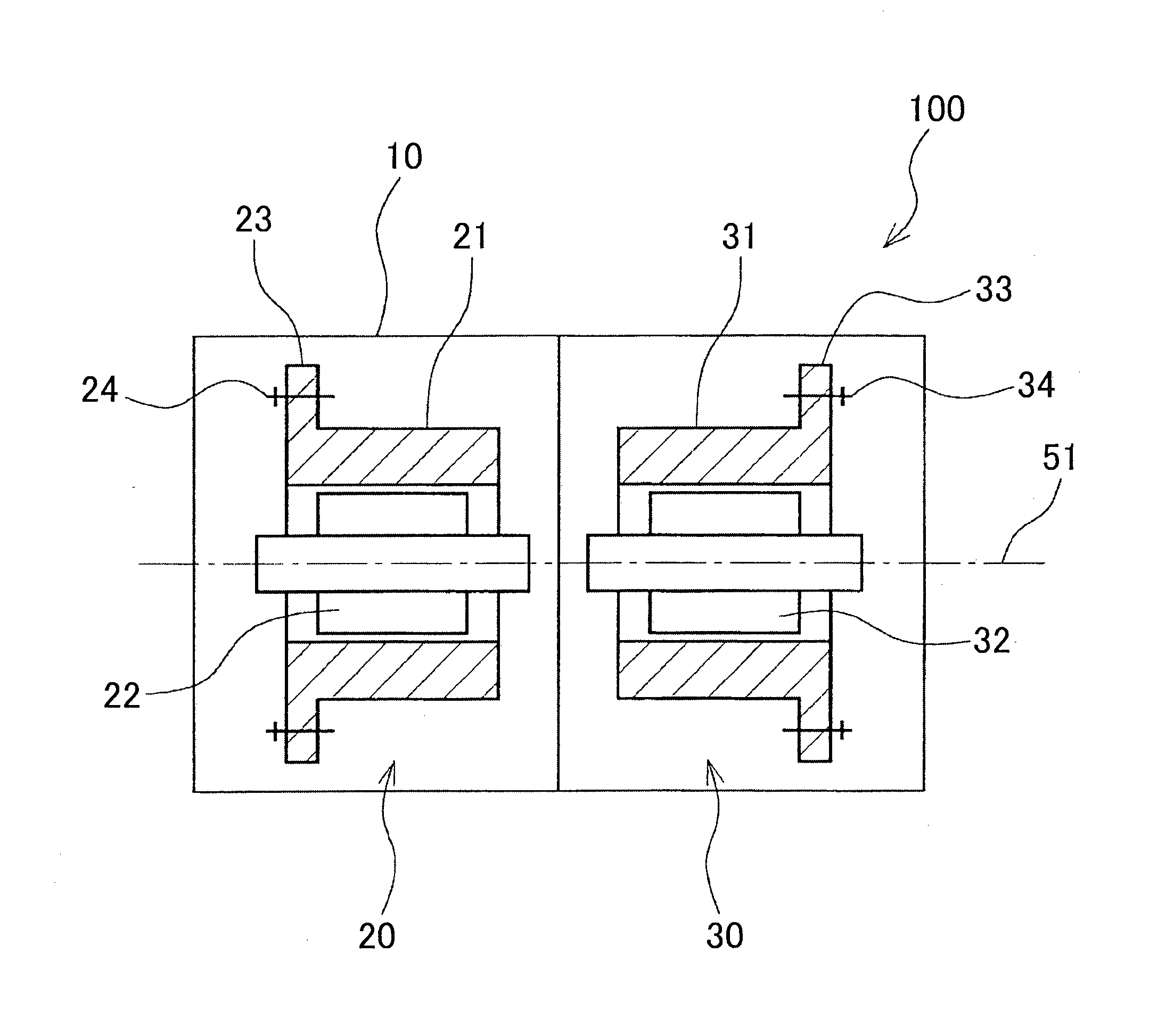Drive device for electric vehicle