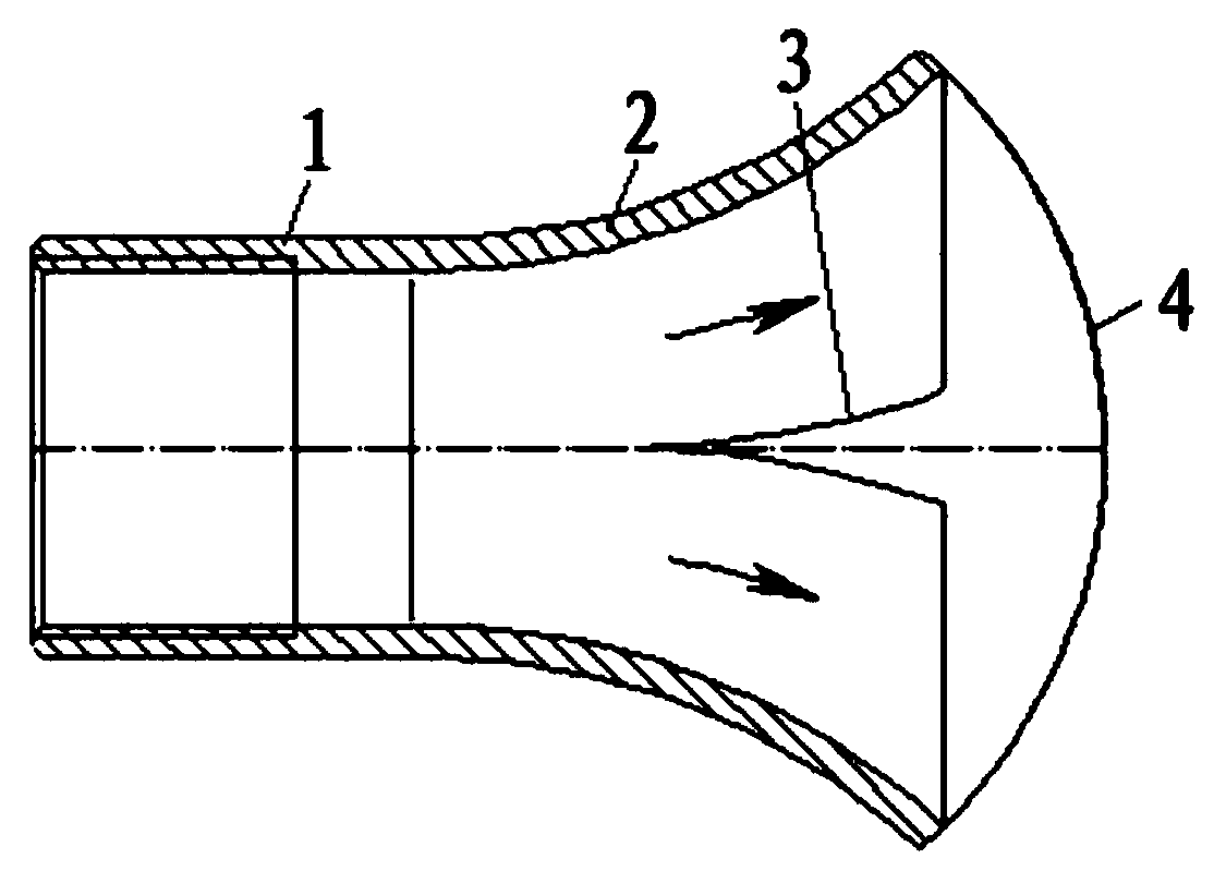 A Large Diffusion Angle Foam Fire Extinguishing Nozzle