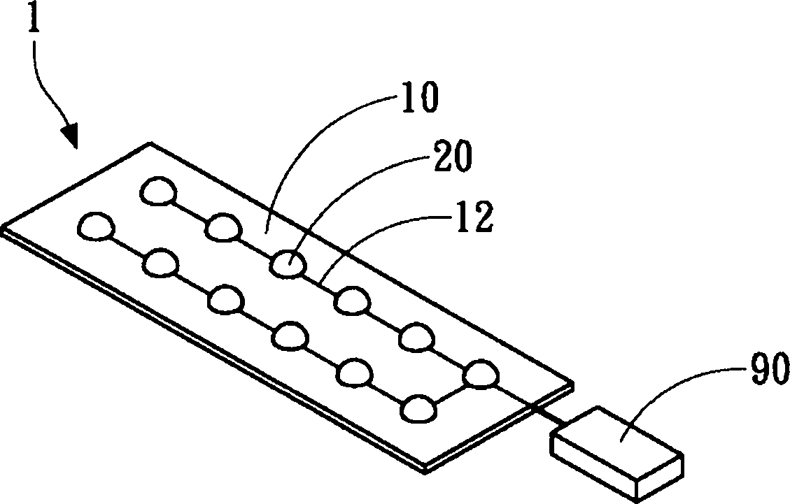 Reelable film LED lamp and manufacture method thereof