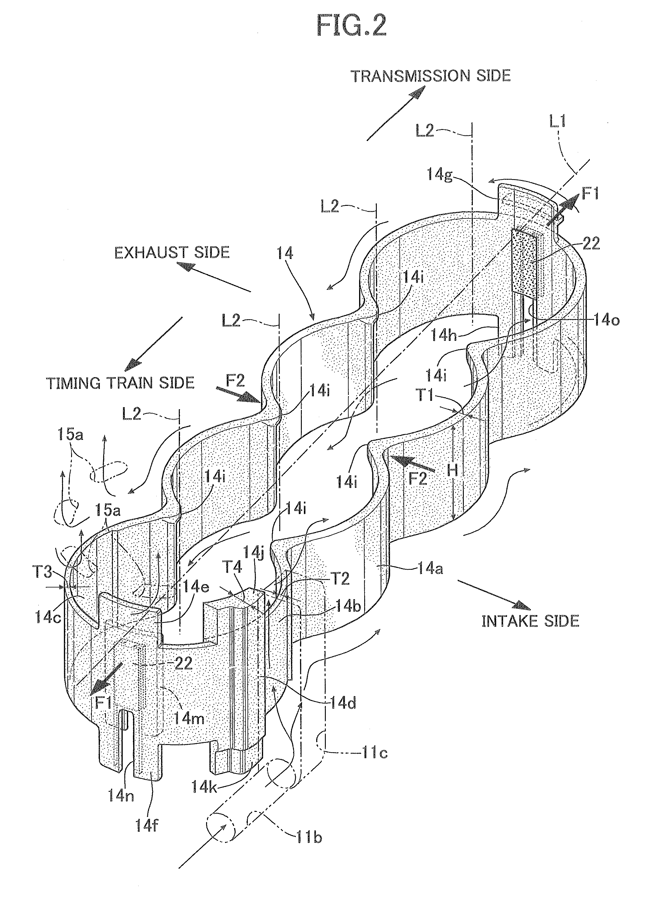 Cooling structure for internal combustion engine