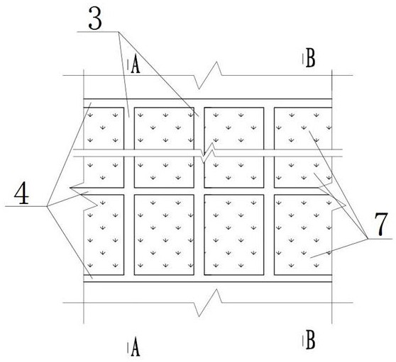 Red clay water-destroyed side slope protection structure capable of reducing abandoned side slope