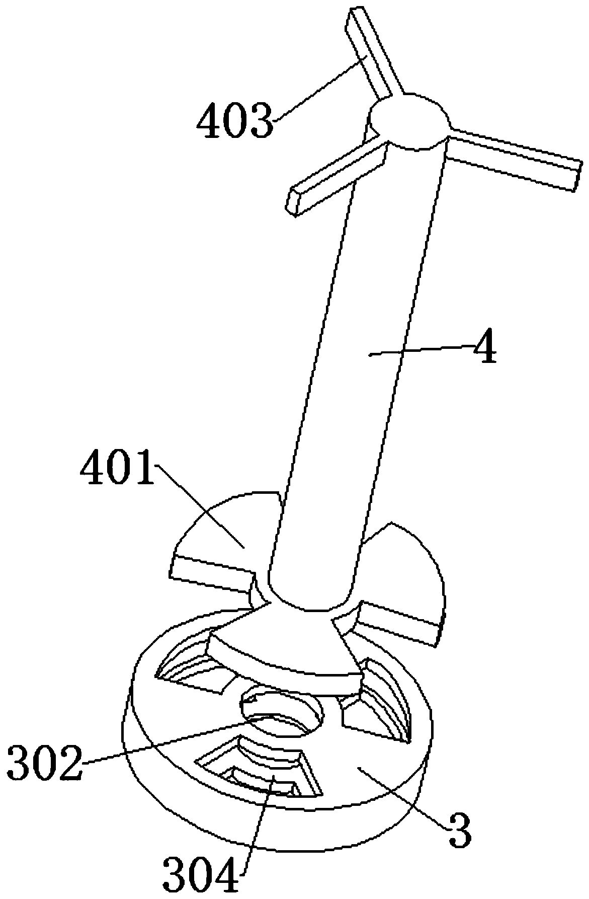 Thoracic cavity drainage device for thoracic surgery department