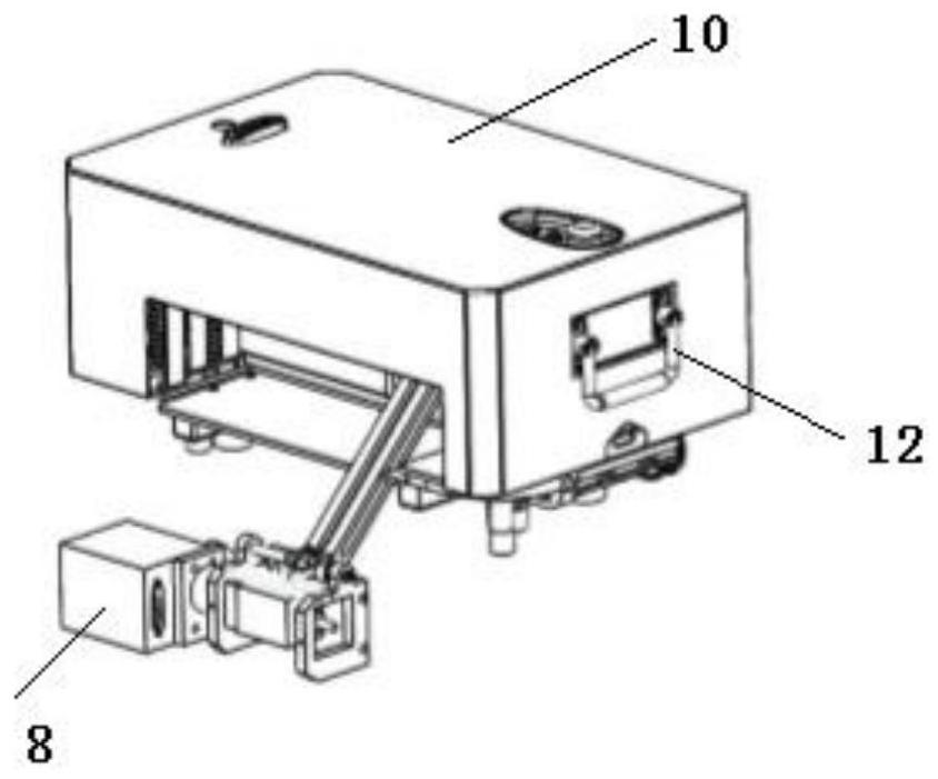 Intelligent laser cleaning robot for track