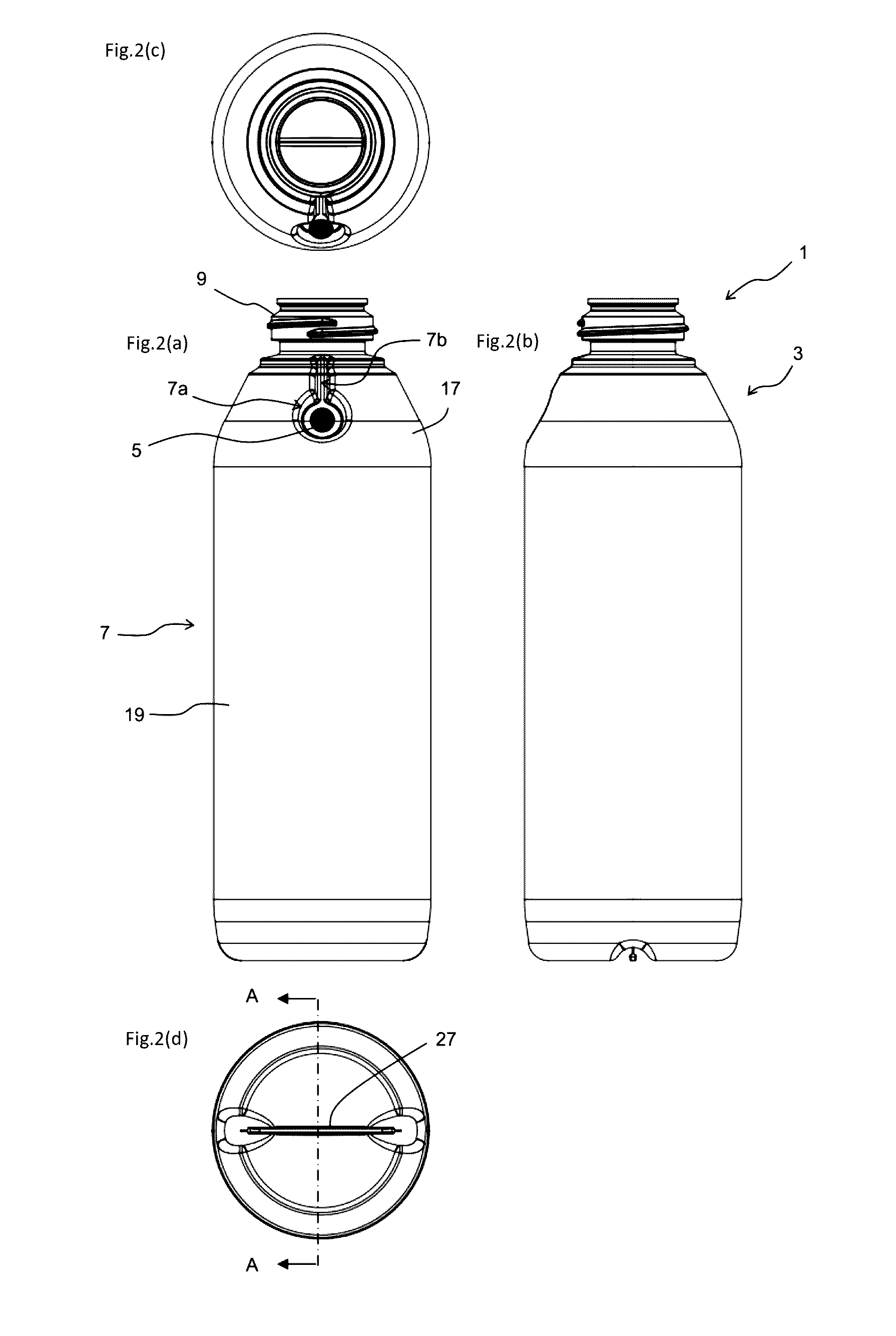 Delaminatable container, method of checking the same for a pinhole, and method of processing the same