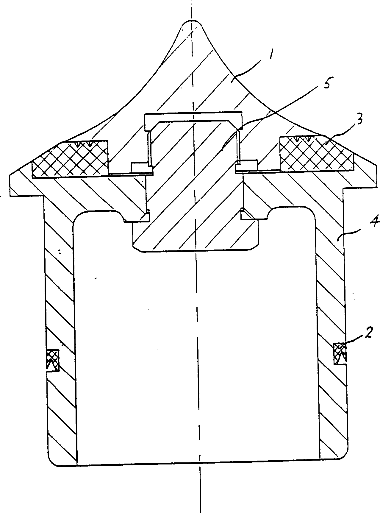 Sensitive opening technology of piston-shaped valve flap