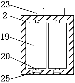 Polymer material smashing and screening device
