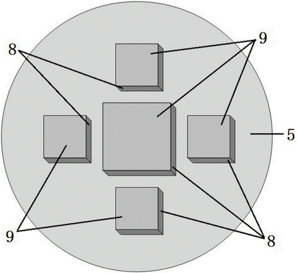 High-sensitivity splicing CZT detector and sensitivity calibration method