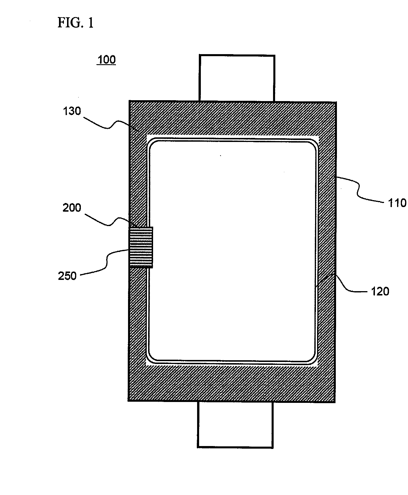 Secondary battery including one-way exhaust valve
