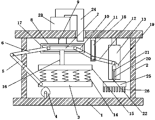 Slicing device for massive rhizome traditional Chinese medicine