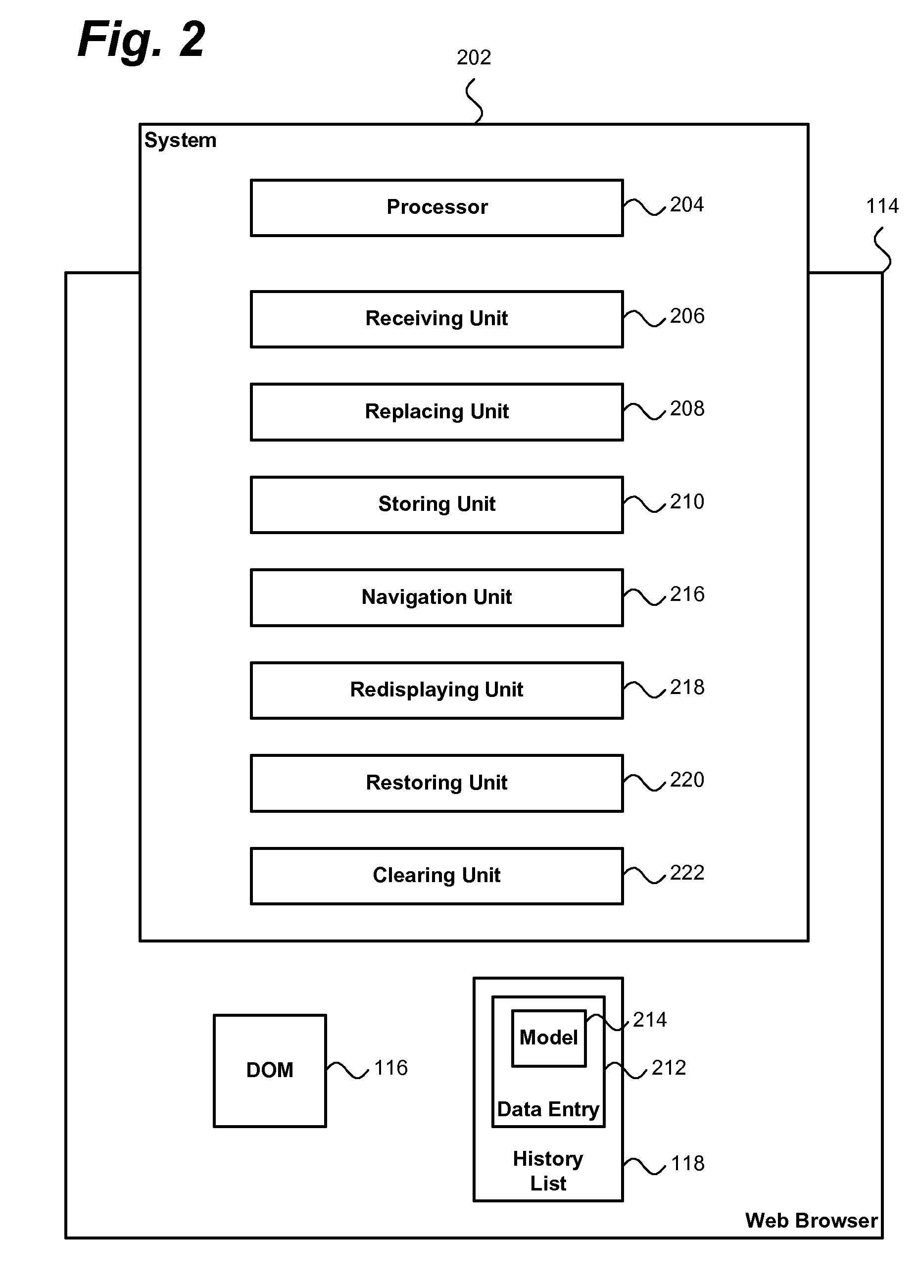 Method for enabling discrete back/forward actions within a dynamic web application
