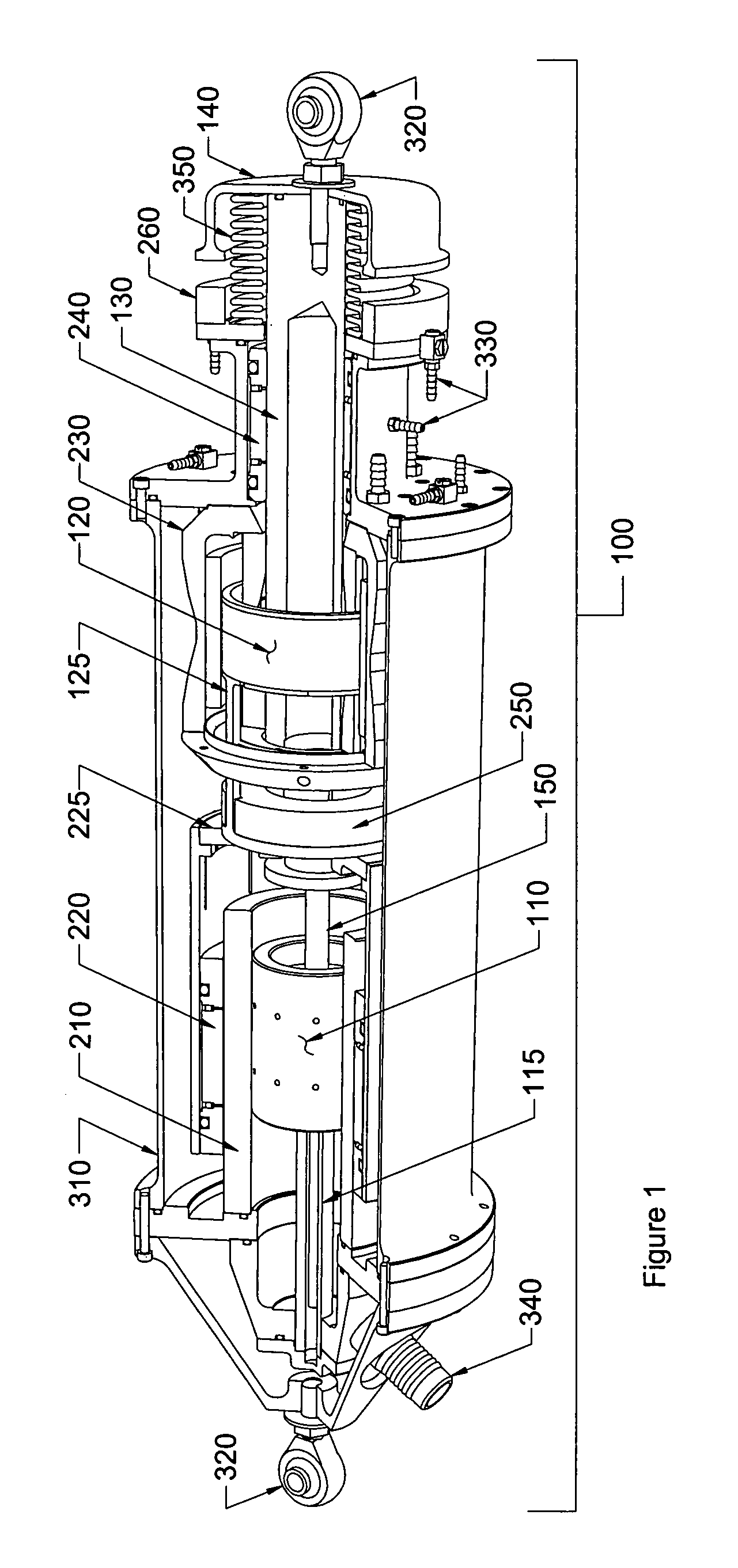 Hybrid pneumatic-magnetic isolator-actuator