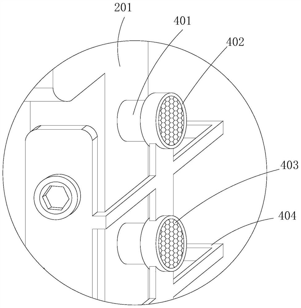 Road guardrail cleaning device