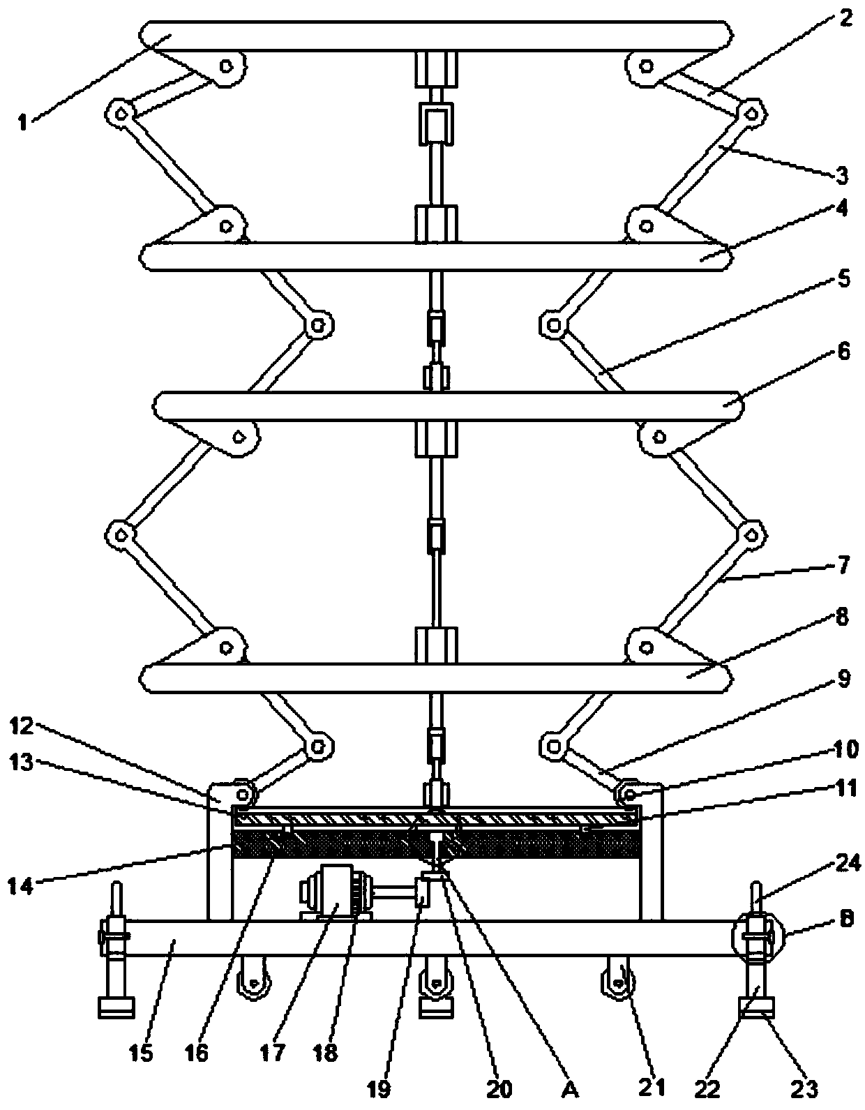 Multi-layer undergarment air-drying device