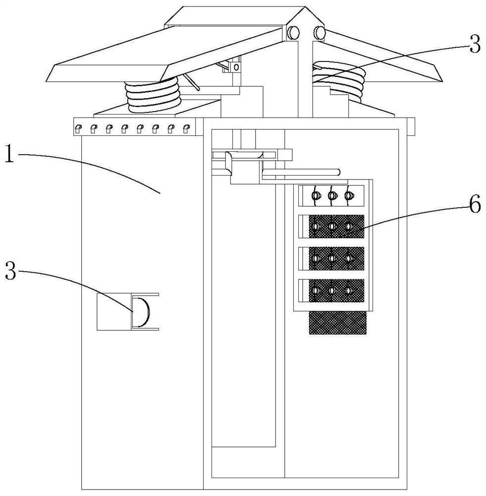 Outdoor low-voltage power distribution cabinet