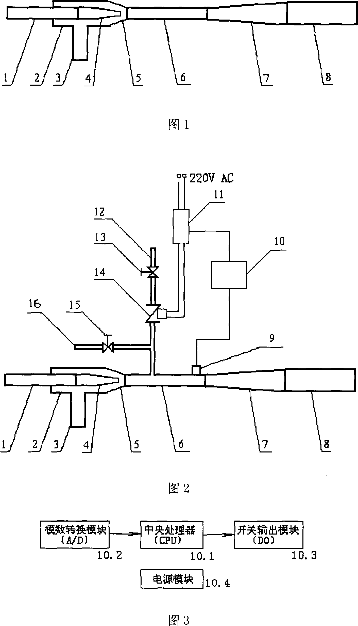 Automatic air supply device for reducing cavitation vibration and noise of jet pump