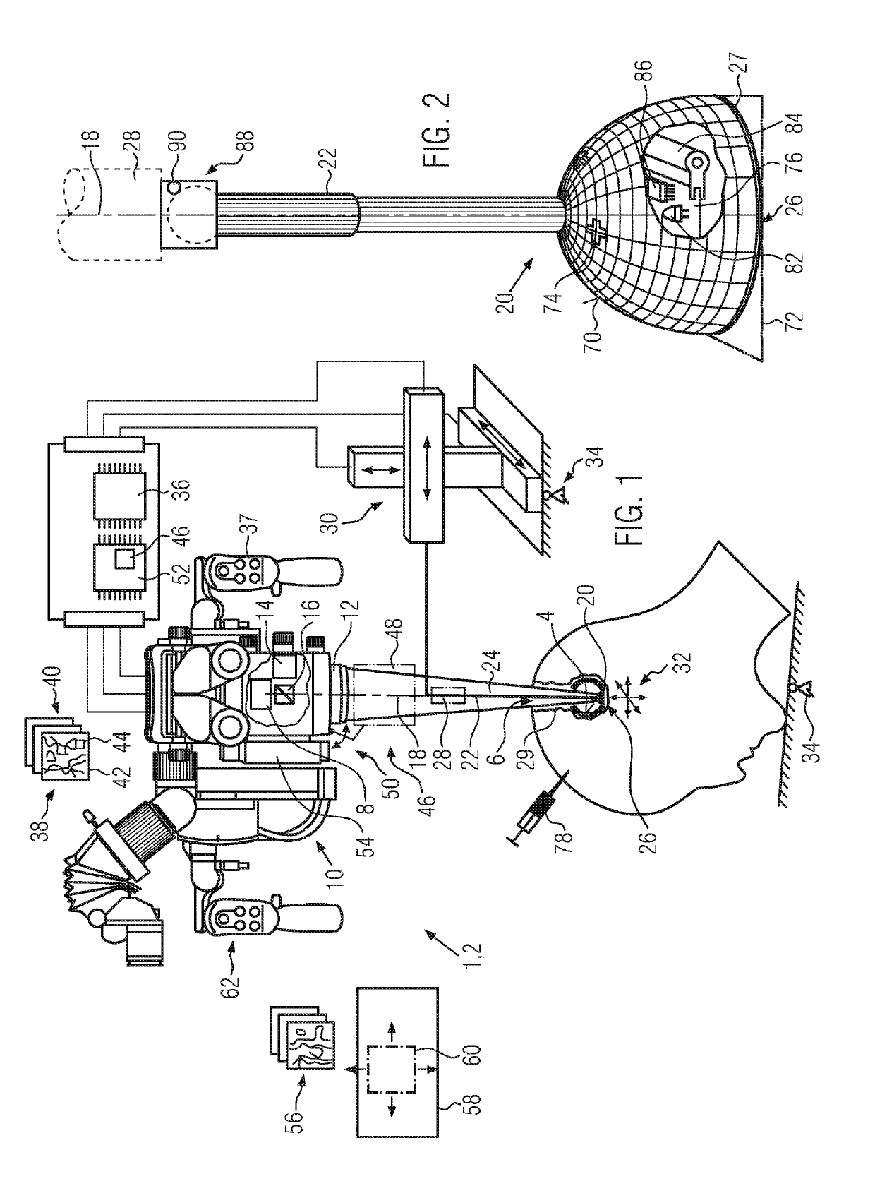 Catadioptric medical imaging system for observing the inside wall of a surgical cavity