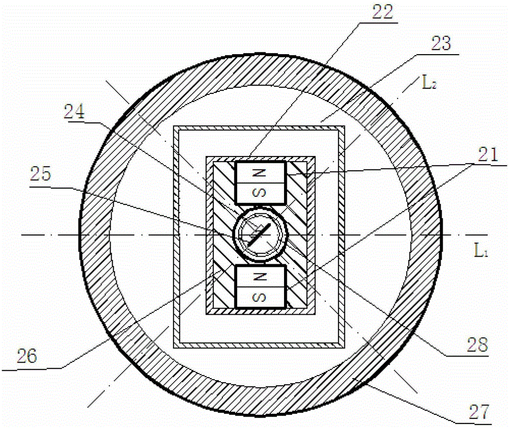 A Hall-type quarter-stroke valve position transmitter