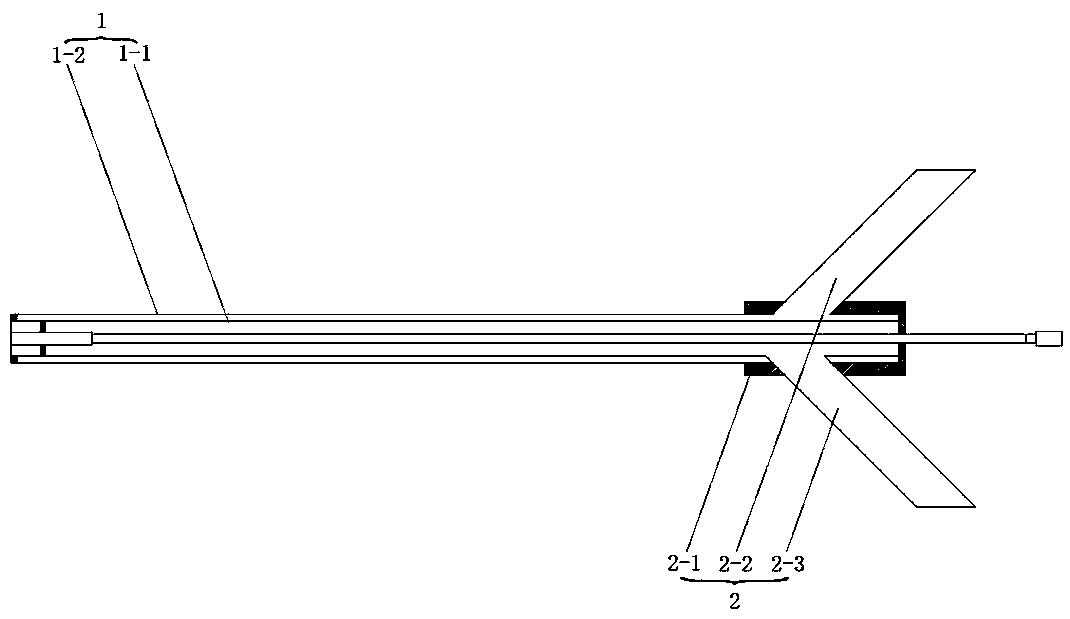 A thrombus removal device with a hidden crushing head