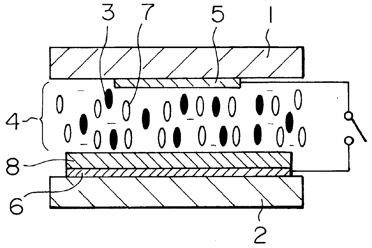 Guest-host liquid crystal display device and guest-host liquid crystal composition
