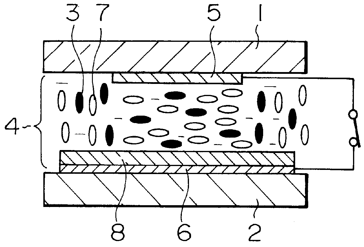 Guest-host liquid crystal display device and guest-host liquid crystal composition