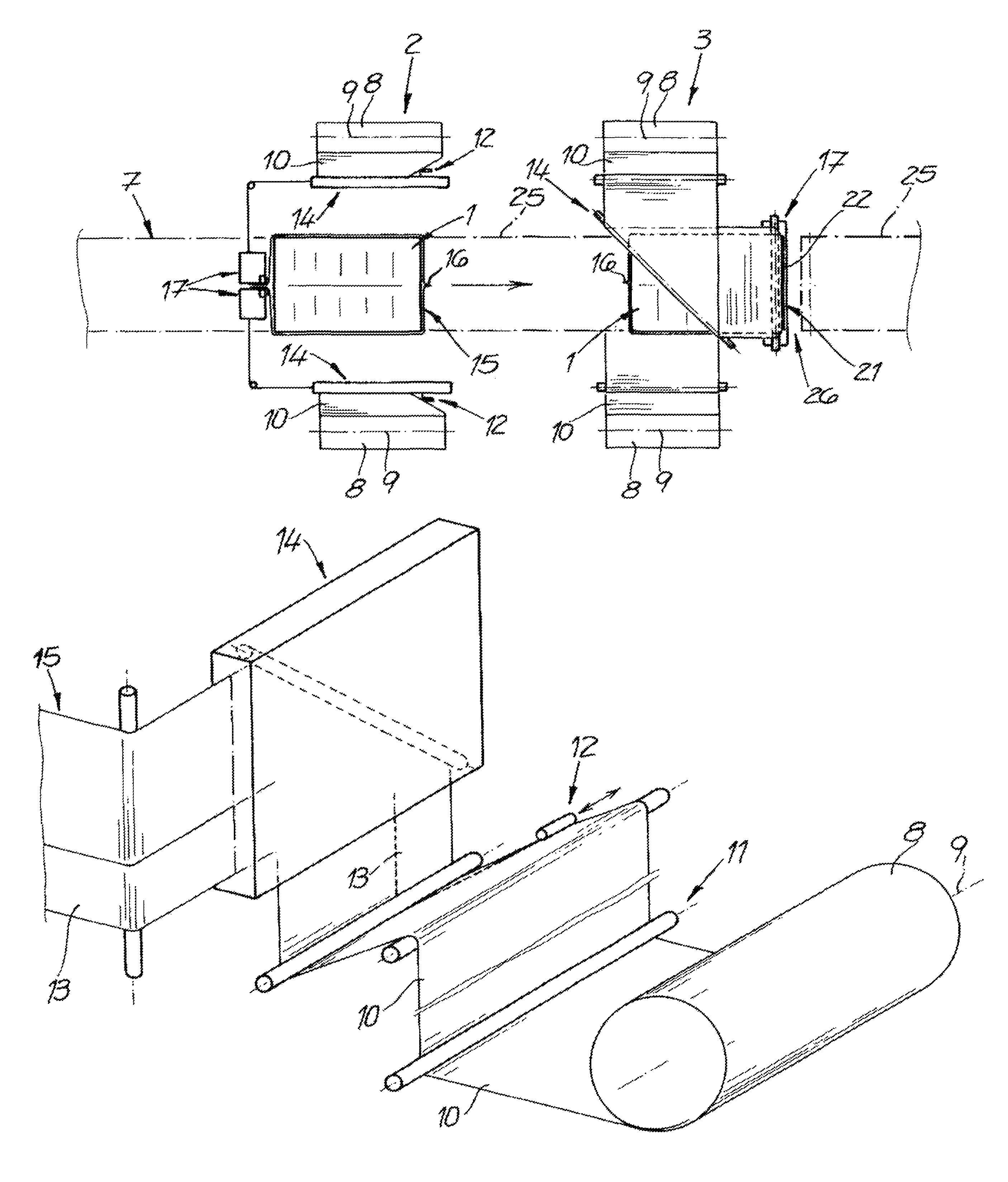 Apparatus for packaging an object in film
