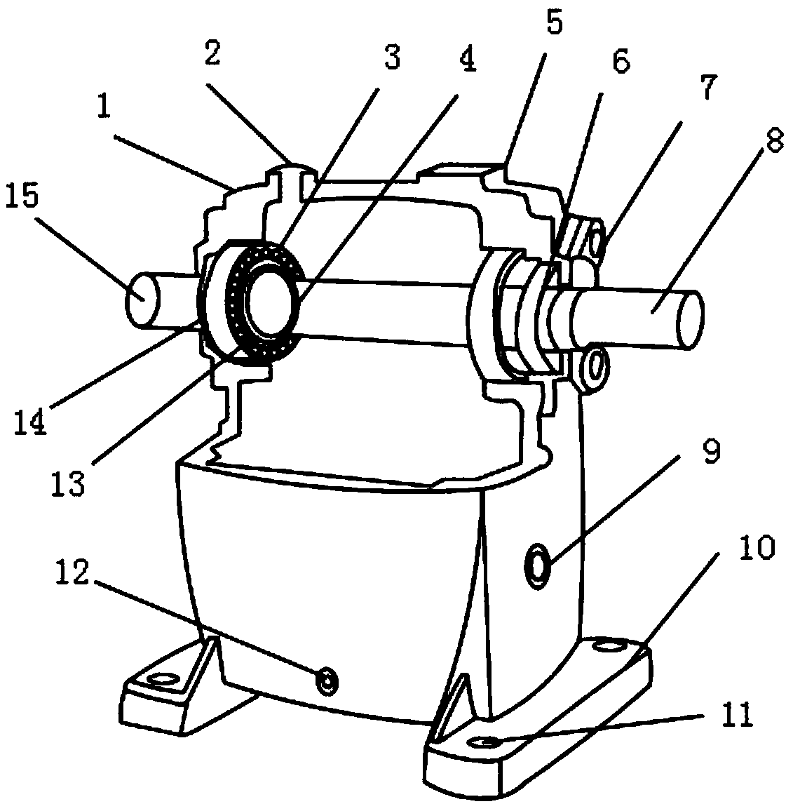 Steel wheel and flexible wheel integrated structure driven by speed reducer for robot