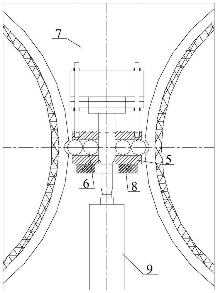 An air door locking device that can be remotely unlocked in underground coal mines