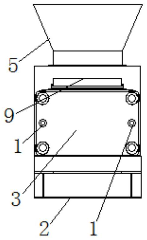 Hydraulic horizontal extrusion type impurity separation equipment for water-containing viscous sludge material