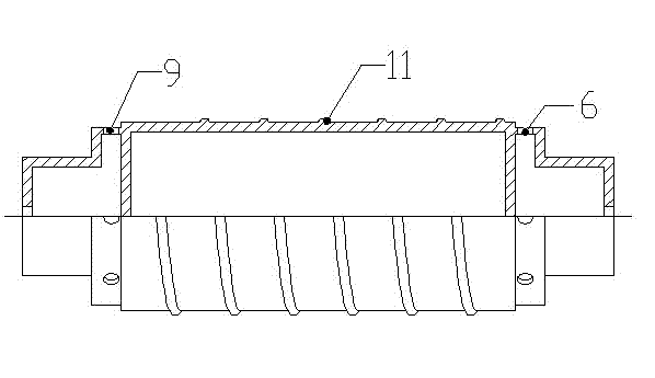 Device used for electrolyzing and processing double-faced trumped-shaped hole array in a thin walled cylinder