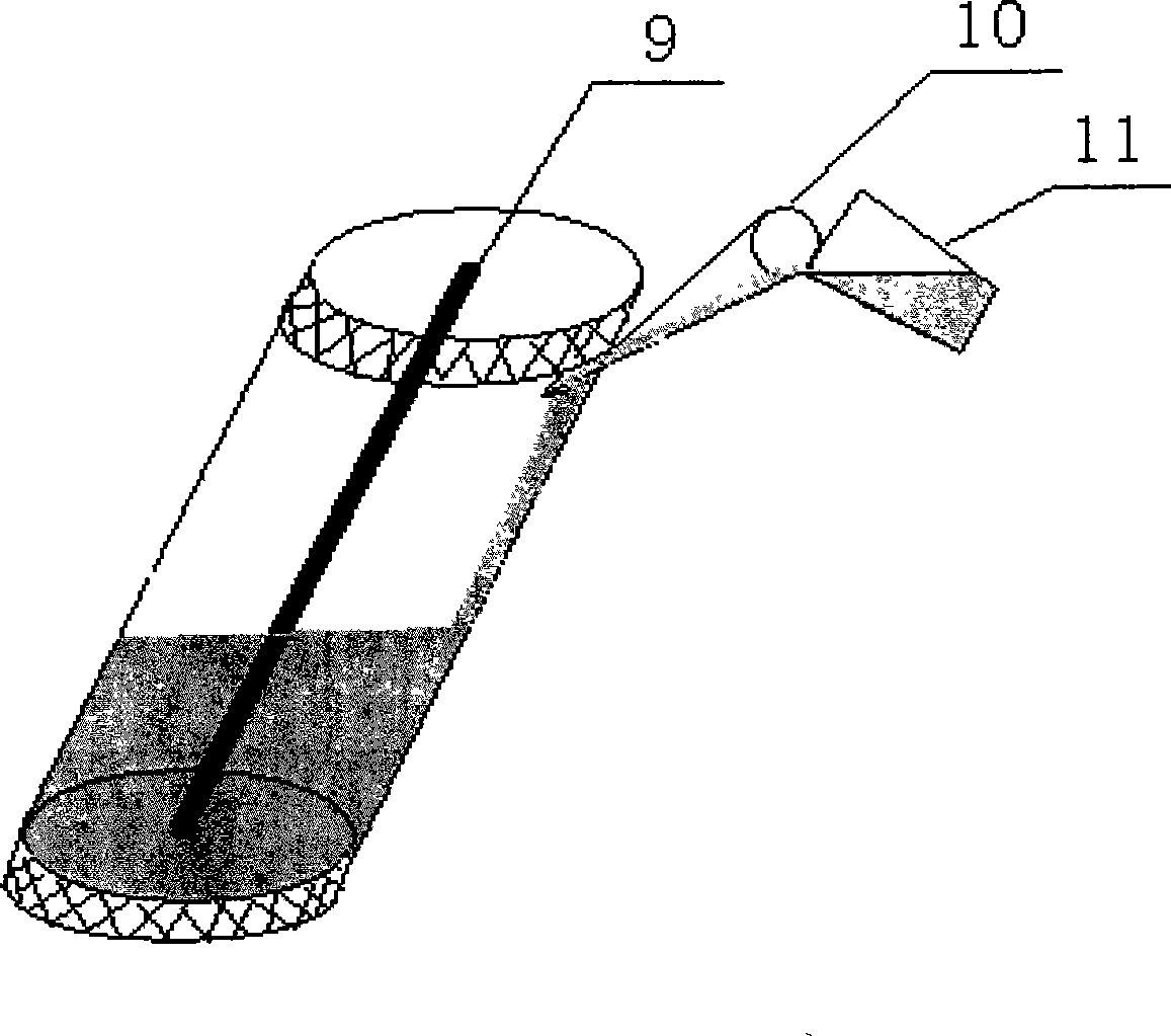 Mould apparatus and method for manufacturing multicomponent glass optical fiber prefabricating stick