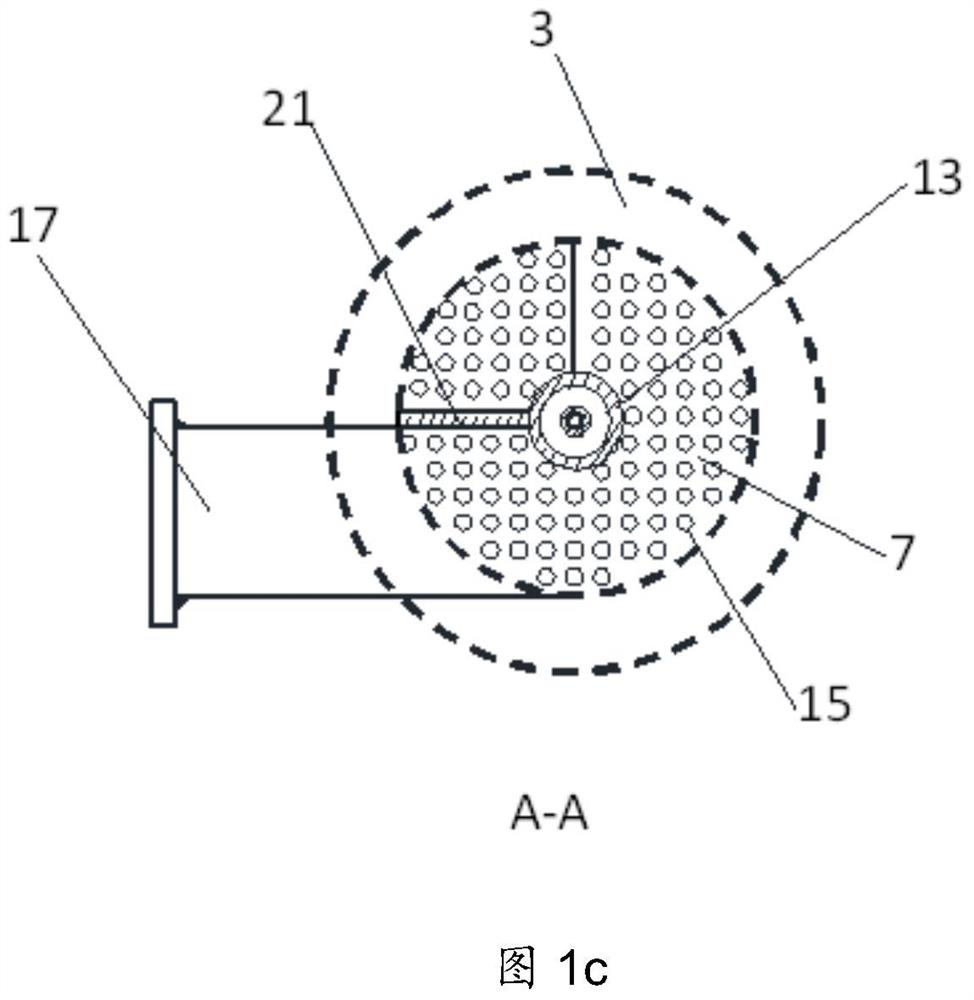 A separate heat pipe evaporator heated by rotating flow