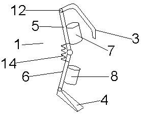 Mutual-assistance walking device for upper limbs and lower limbs