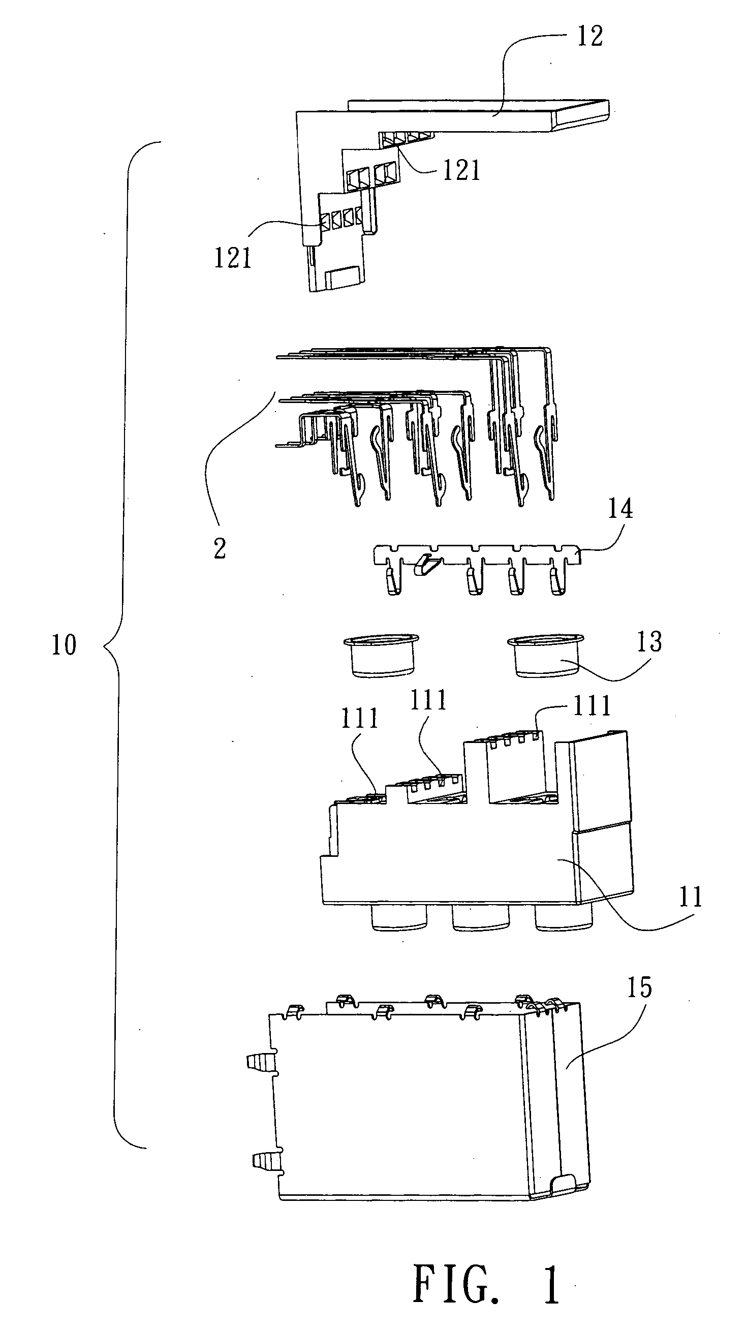 Electrical connector with differing channel and signal terminal structures