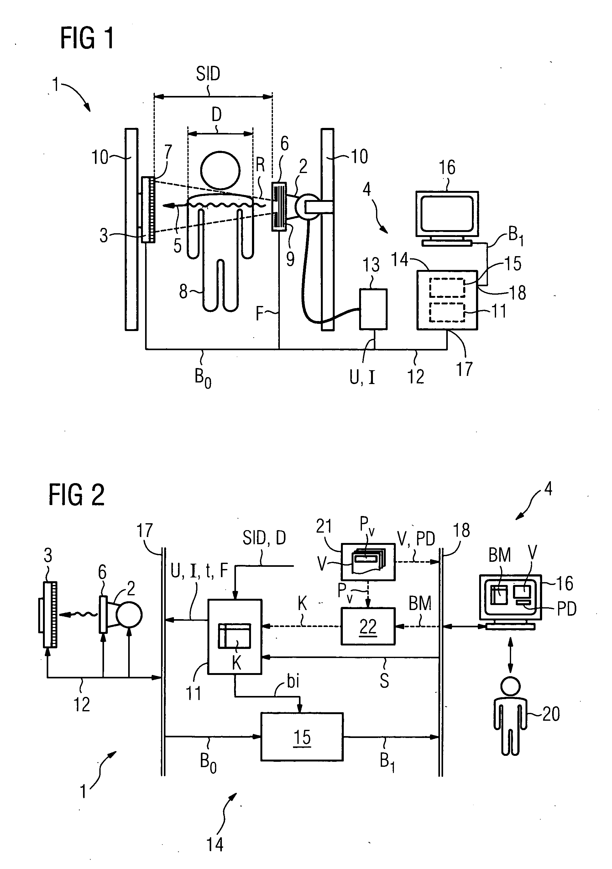 Method and device for user-specific parameterization of an x-ray device
