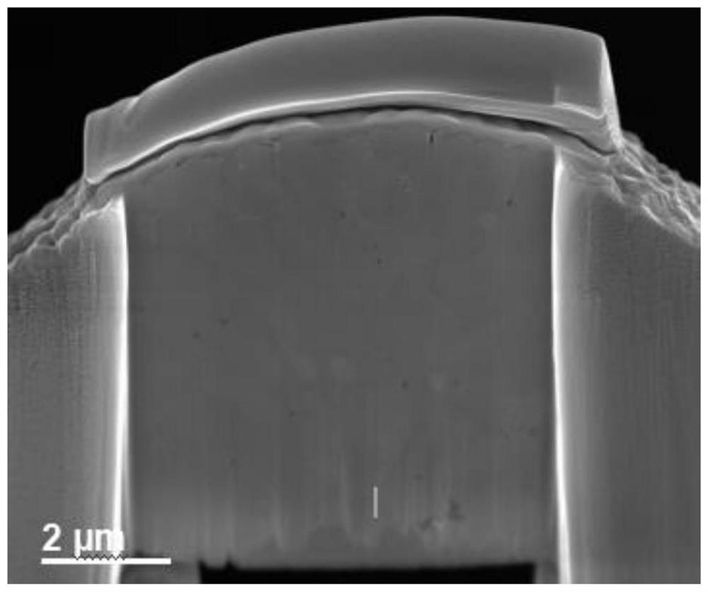 Method for exploring influence of interface potential on lithium ion transportation by using electronic holography