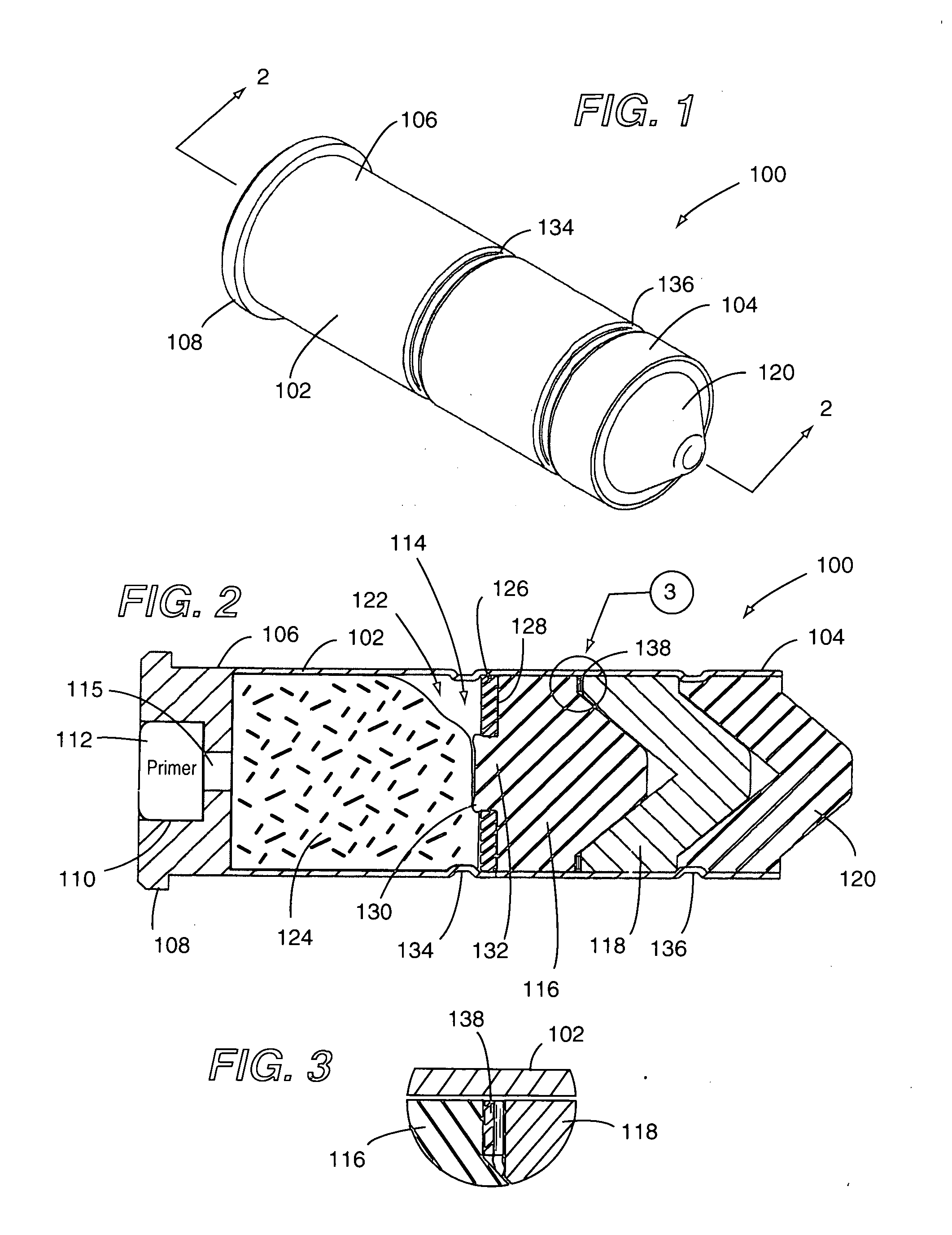 Multiple projectile ammunition