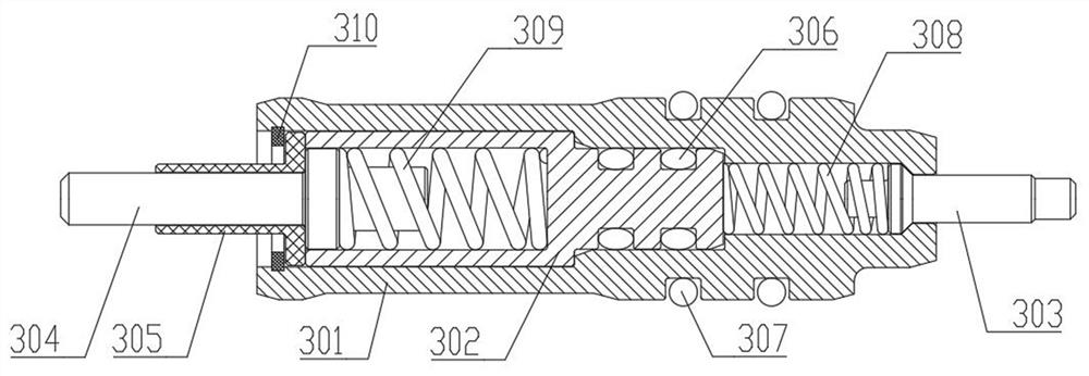 Contact type perforating gun