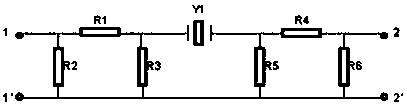 A Multi-channel π Network Quartz Crystal Testing System