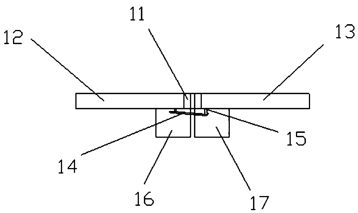 Auxiliary anchor net pressing tray and anchor net pressing method