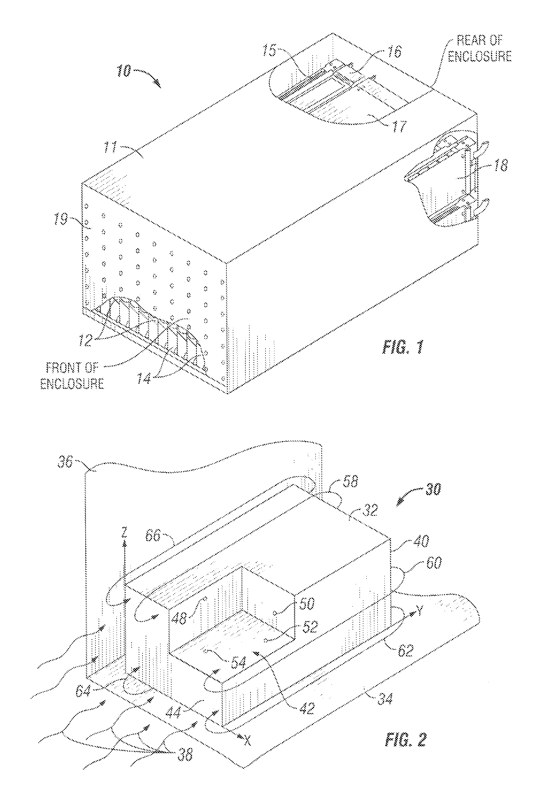 Method of detecting recirculation of heated air within a rack enclosure