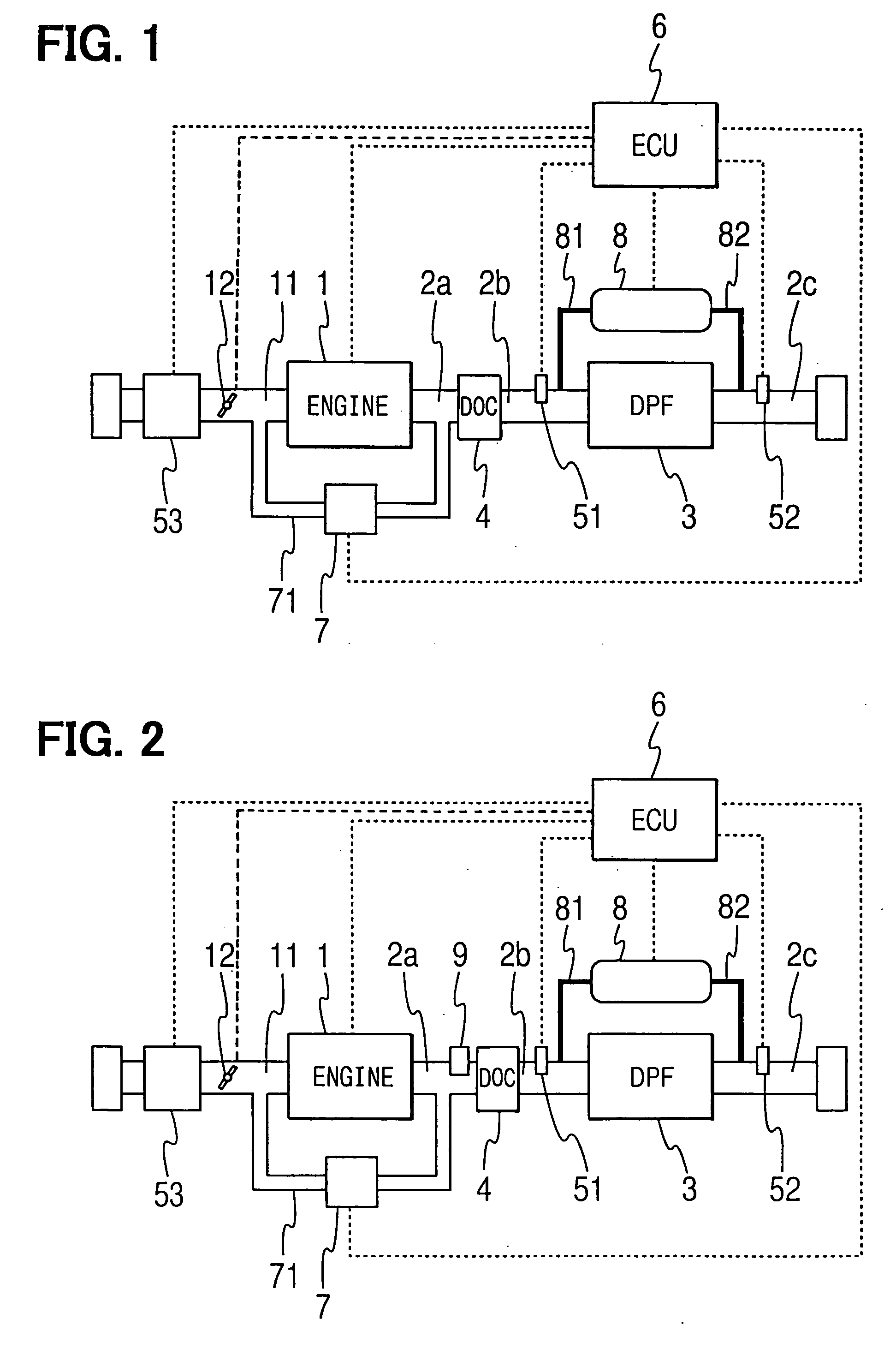 Exhaust gas cleaning system of internal combustion engine